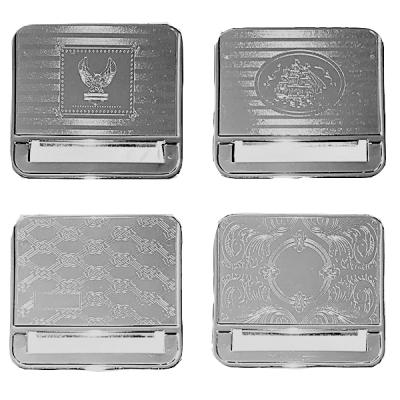 Του Παππού Ταμπακιέρα Μεταλλική Κωδ. 47302-010 Ασημί 1τμχ